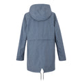 Chambray-Dark Denim - Back - Regatta Womens-Ladies Navaeh Linear Waterproof Jacket