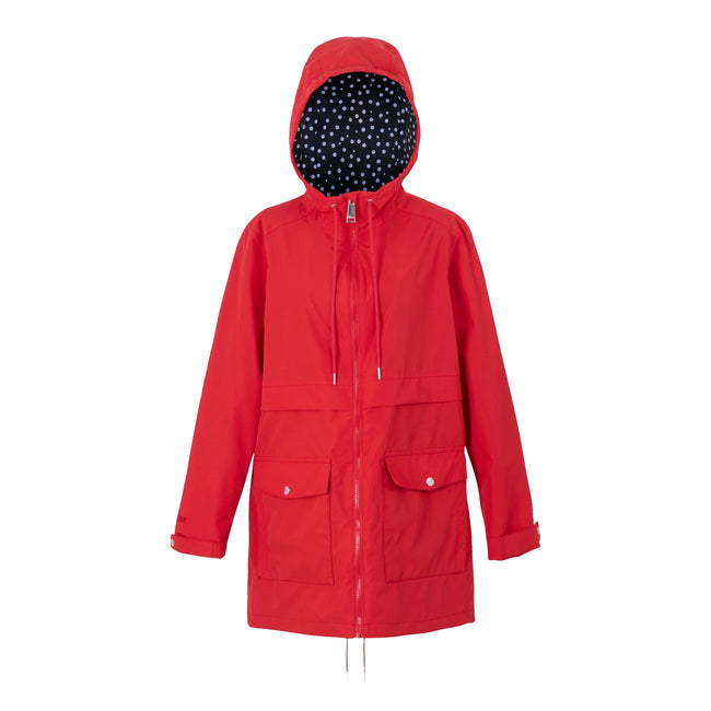 High Risk Red - Front - Regatta Womens-Ladies Navaeh Linear Waterproof Jacket