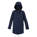 Navy - Front - Regatta Womens-Ladies Navaeh Linear Waterproof Jacket