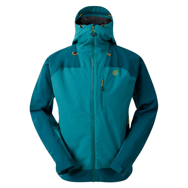 Dark Sea-Pacific Green - Front - Dare 2B Mens Torrek II Ski Jacket