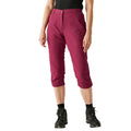 Beaujolais - Lifestyle - Regatta Womens-Ladies Chaska III Walking Capri Cropped Trousers