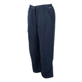 Navy - Side - Regatta Womens-Ladies Chaska III Walking Capri Cropped Trousers