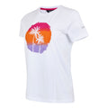 White - Side - Regatta Womens-Ladies Palm Tree T-Shirt