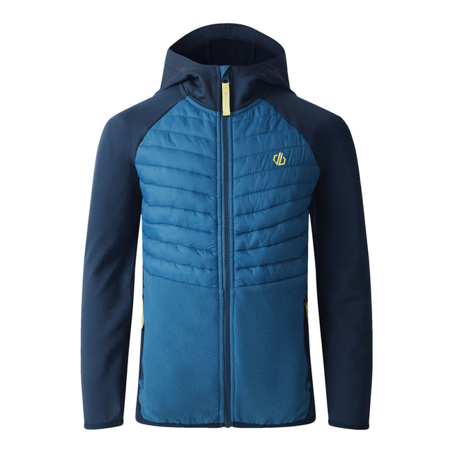 Moonlight Denim-Blue Sapphire - Front - Dare 2B Childrens-Kids Switch Out Padded Jacket