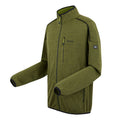 Nephrite Green-Grenoble Green - Side - Regatta Mens Kames Full Zip Fleece Jacket