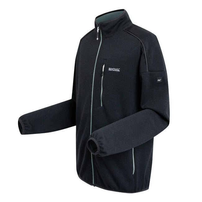 Ash-Glacier - Side - Regatta Mens Kames Full Zip Fleece Jacket