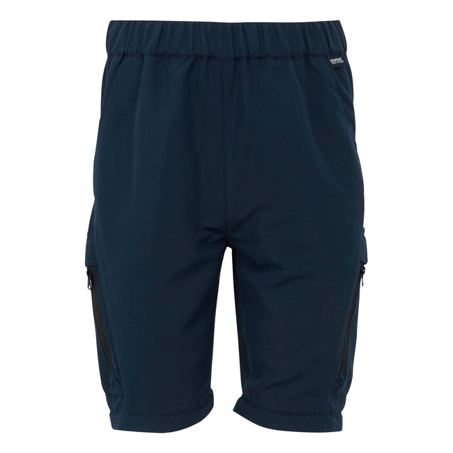 Navy - Lifestyle - Regatta Childrens-Kids Sorcer III Zip-Off Trousers
