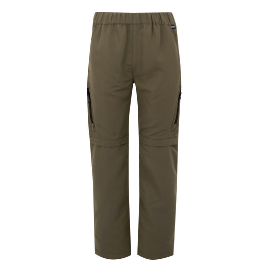 Treetop - Front - Regatta Childrens-Kids Sorcer III Zip-Off Trousers