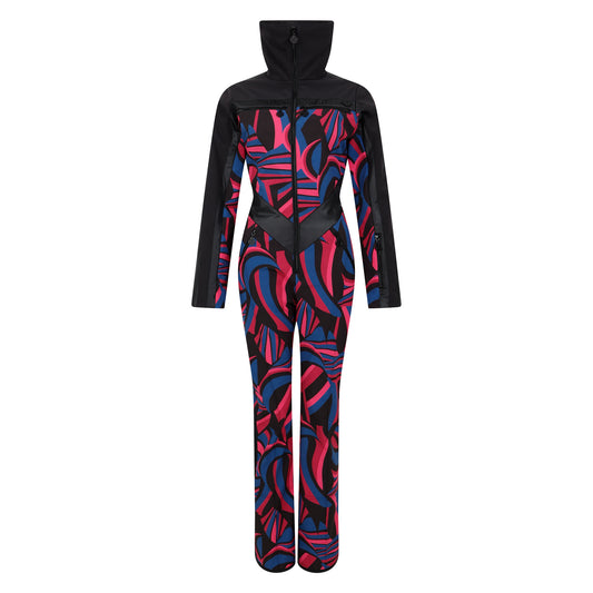 Hot Pink - Front - Dare 2B Womens-Ladies Supremacy II Optical Jewel Snowsuit