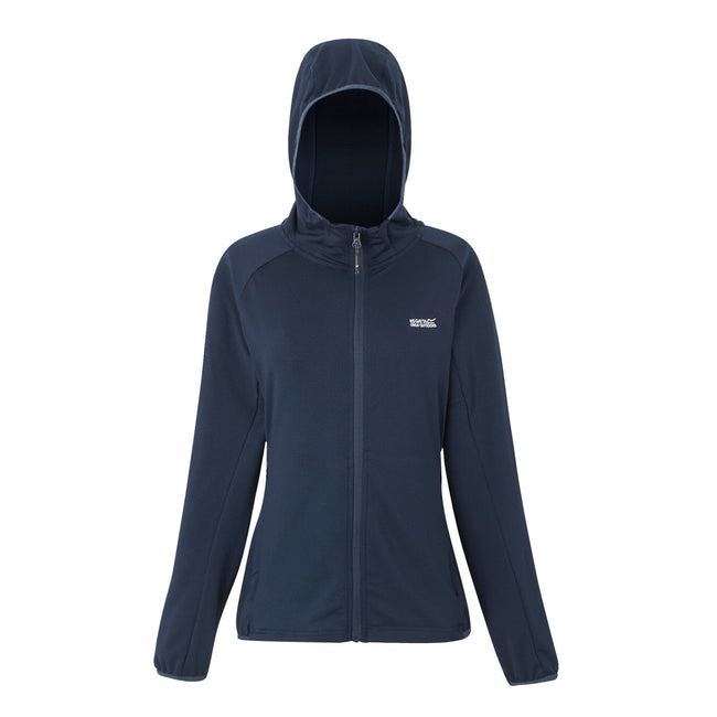 Navy - Front - Regatta Womens-Ladies Huntdale Fleece Jacket
