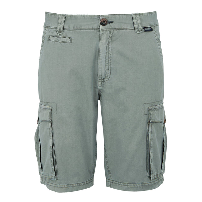 Storm Grey - Front - Regatta Mens Shorebay II Cargo Shorts