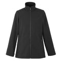 Black - Side - Regatta Professional Womens-Ladies Longline 3 in 1 Jacket