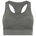 Ebony Grey - Front - Dare 2B Womens-Ladies Dont Sweat It II Sports Bra