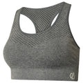 Ebony Grey - Side - Dare 2B Womens-Ladies Dont Sweat It II Sports Bra