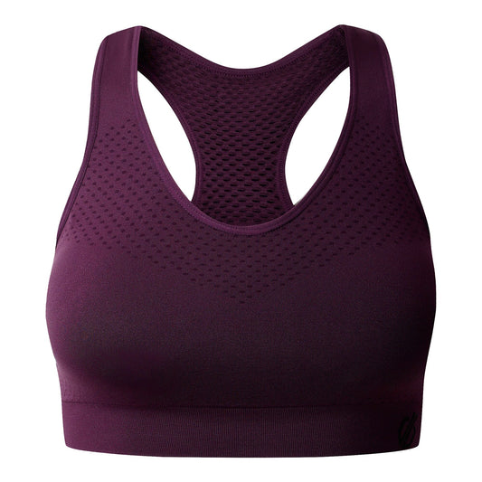 Deep Plum - Front - Dare 2B Womens-Ladies Dont Sweat It II Sports Bra