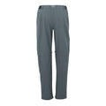 Seal Grey - Back - Regatta Womens-Ladies Travel Light II Packaway Hiking Trousers