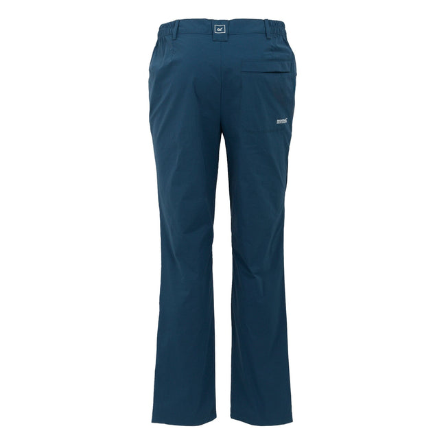 Moonlight Denim - Back - Regatta Mens Highton II Hiking Trousers