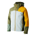 Olivine Green-Hedge Green - Side - Dare 2B Childrens-Kids Explore II Waterproof Jacket