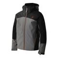 Black-Granite Grey - Side - Dare 2B Childrens-Kids Explore II Waterproof Jacket