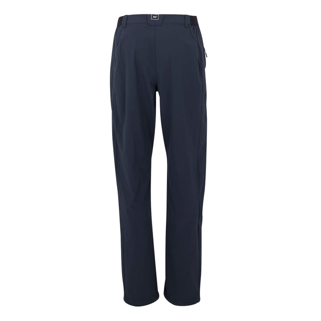 Navy - Back - Regatta Womens-Ladies Travel Light II Packaway Hiking Trousers