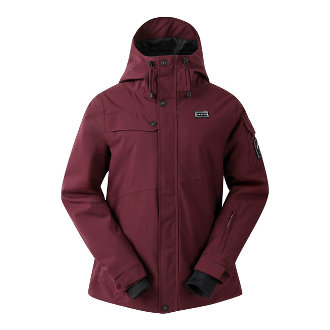 Fig - Front - Dare 2B Womens-Ladies Ski Life Dash Print Ski Jacket