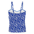Brightest Blue - Back - Regatta Womens-Ladies Aceana III Abstract Tankini Top