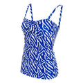 Brightest Blue - Side - Regatta Womens-Ladies Aceana III Abstract Tankini Top