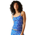 Brightest Blue - Lifestyle - Regatta Womens-Ladies Aceana III Abstract Tankini Top