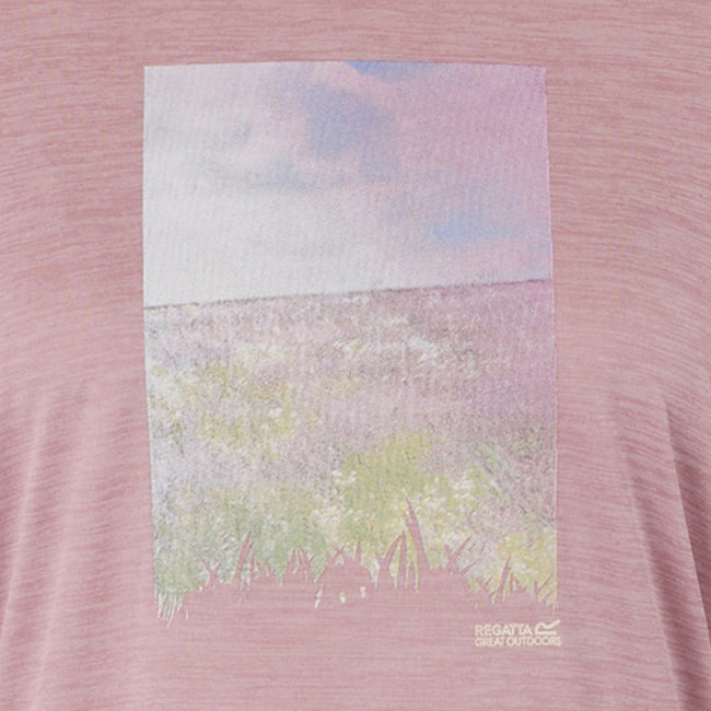 Lilas Marl - Lifestyle - Regatta Womens-Ladies Fingal IX Meadow Marl T-Shirt