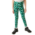 Dusty Green - Lifestyle - Regatta Girls Barlia Abstract Camo Winter Leggings