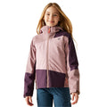 Deep Plum-Mauve - Lifestyle - Regatta Childrens-Kids Explore II Waterproof Jacket