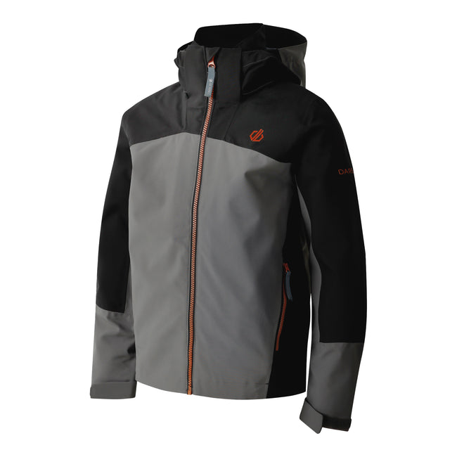 Black-Granite Grey - Side - Regatta Childrens-Kids Explore II Waterproof Jacket