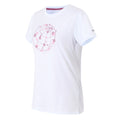 White - Side - Regatta Womens-Ladies Fingal IX Globe T-Shirt