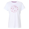 White - Front - Regatta Womens-Ladies Fingal IX Globe T-Shirt