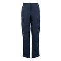 Navy - Front - Regatta Womens-Ladies Chaska III Zip-Off Hiking Trousers
