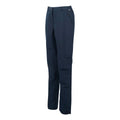 Navy - Side - Regatta Womens-Ladies Chaska III Zip-Off Hiking Trousers