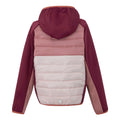 Dark Pimento-Dusty Rose-Lotus - Back - Regatta Childrens-Kids Kielder IX Hybrid Jacket