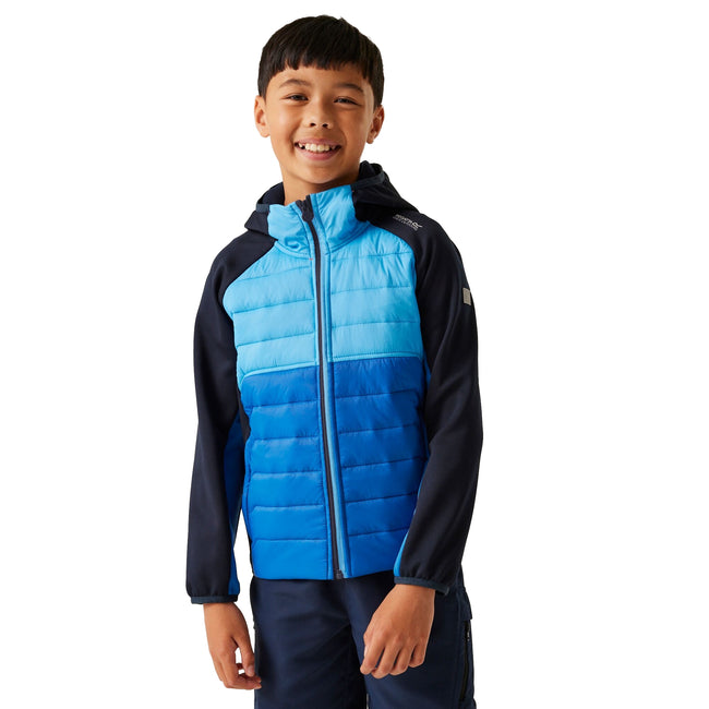 Olympian Blue-Elysium Blue-Navy - Lifestyle - Regatta Childrens-Kids Kielder IX Hybrid Jacket