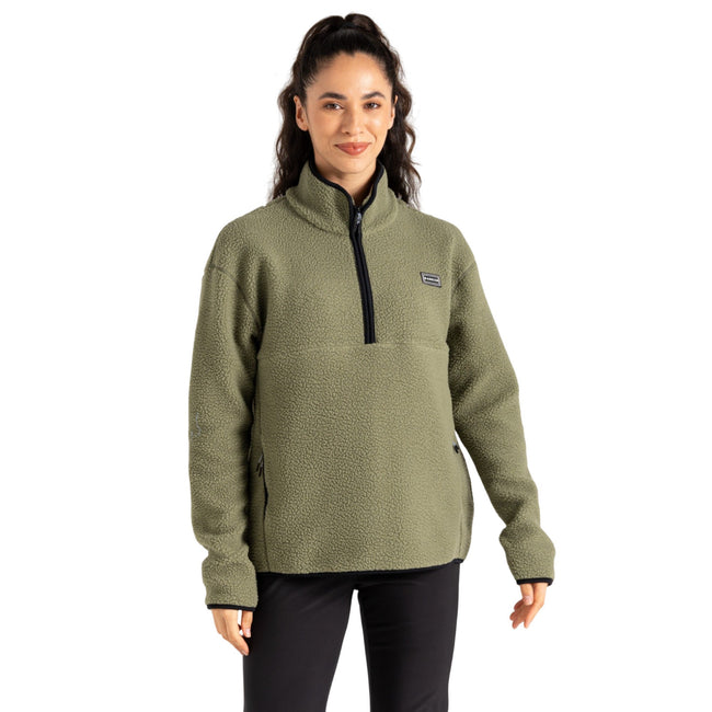 Olivine Green - Front - Dare 2B Womens-Ladies Glide Out Fleece