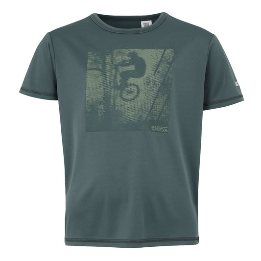 Stormy Weather - Front - Regatta Childrens-Kids Alvarado IX Bicycle T-Shirt