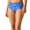 Brightest Blue - Side - Regatta Womens-Ladies Paloma Abstract Swim Briefs