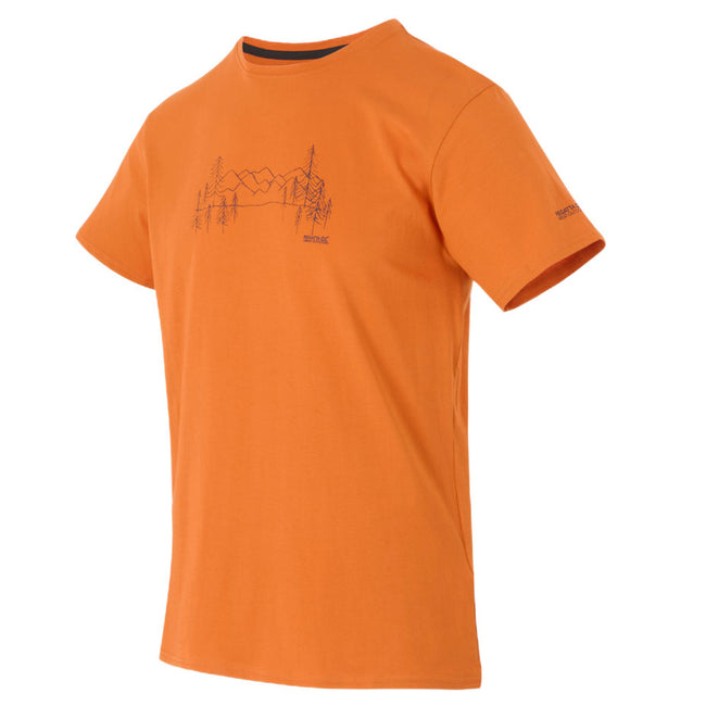 Fox - Side - Regatta Mens Breezed Mountain T-Shirt