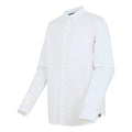 White - Side - Regatta Mens Loran Long-Sleeved Shirt