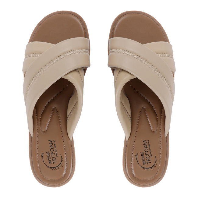 White Pepper - Pack Shot - Regatta Womens-Ladies Carradine Slip-on Sandals