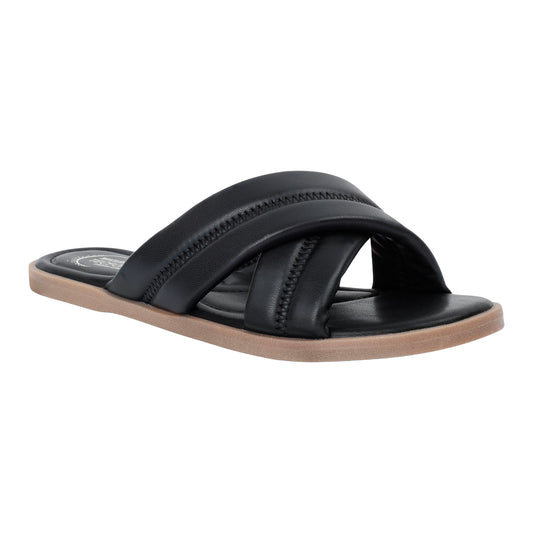 Black - Front - Regatta Womens-Ladies Carradine Slip-on Sandals