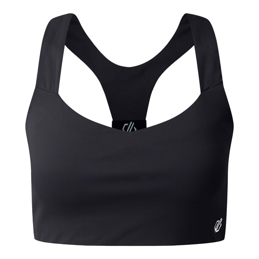 Black - Front - Dare 2B Womens-Ladies Swift III Sports Bra