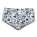 Navy-White - Front - Regatta Womens-Ladies Paloma Large Floral Swim Briefs