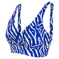 Brightest Blue - Side - Regatta Womens-Ladies Paloma Abstract Bikini Top