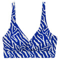 Brightest Blue - Front - Regatta Womens-Ladies Paloma Abstract Bikini Top