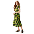 Navy - Lifestyle - Regatta Womens-Ladies Orla Kiely Spinning Flower Tiered Midi Dress